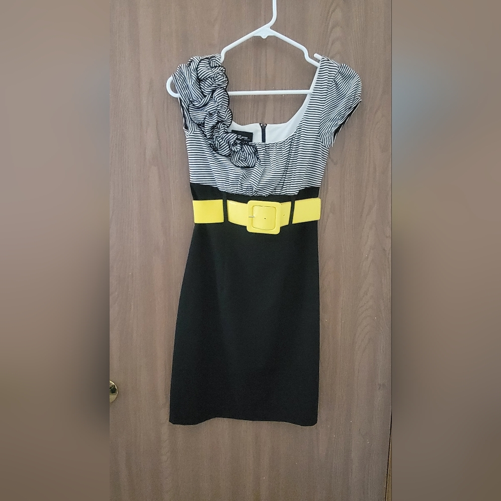 Black and white dress
